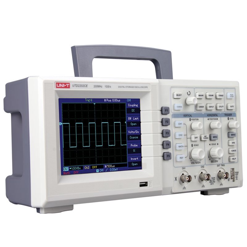 UTD2102CEX цифровой осциллограф 100 МГц