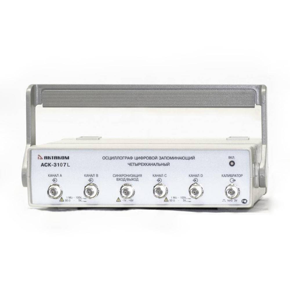 АСК-3107L — четырехканальный USB осциллограф - приставка