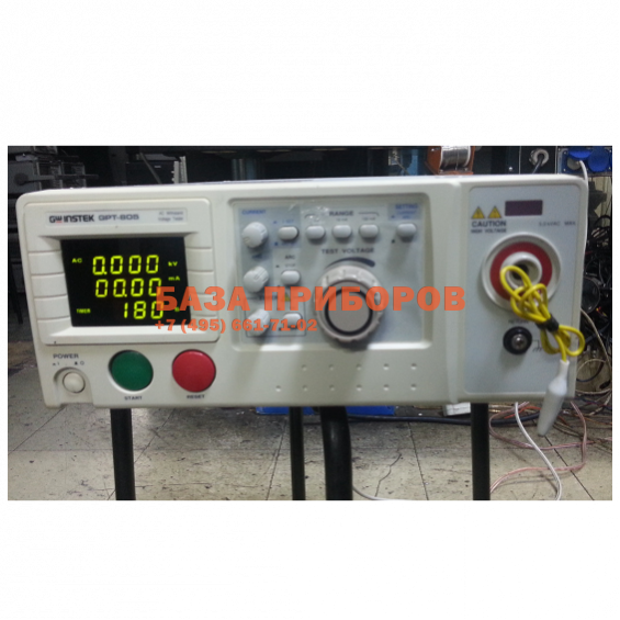Фото GPT-805 - измеритель параметров безопасности электрооборудовани